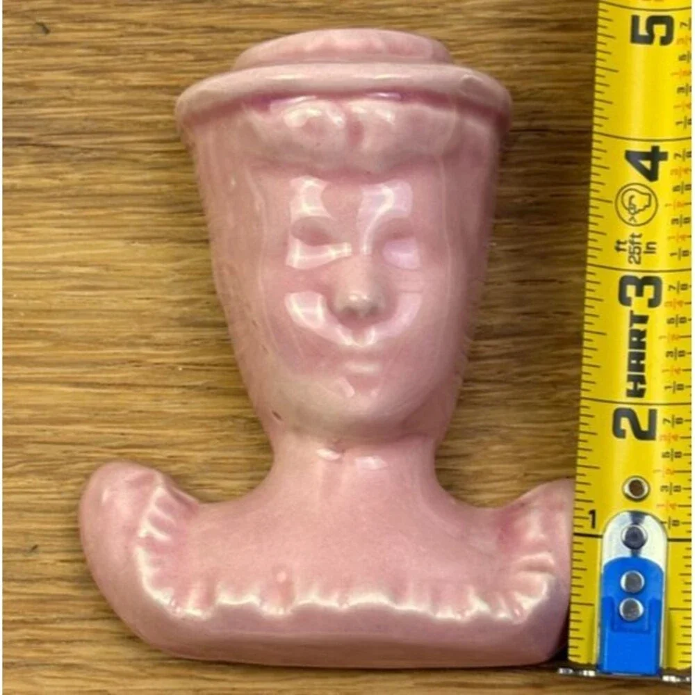 VTG McCoy Southern Belle Pink Wall Pocket Planter Art Pottery USA #2